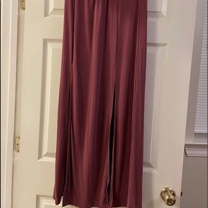 Long Dusty Mauve Skirt NWT